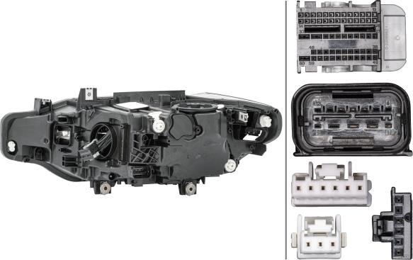 HELLA 1EX 012 102-921 - Основная фара parts5.com