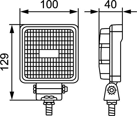 HELLA 1GA 357 107-012 - Фара рабочего освещения parts5.com