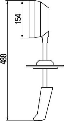 HELLA 1H5 998 502-051 - Прожектор-искатель parts5.com