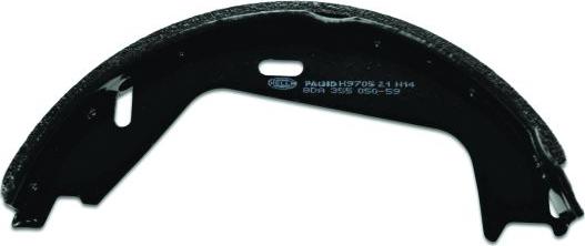 HELLA 8DA 355 050-591 - Комплект тормозов, ручник, парковка parts5.com