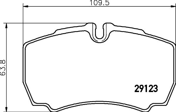 HELLA 8DB 355 005-381 - Тормозные колодки, дисковые, комплект parts5.com