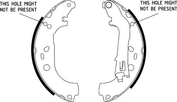 HELLA 8DB 355 002-781 - Комплект тормозных колодок, барабанные parts5.com