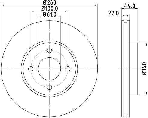 HELLA 8DD 355 118-291 - Тормозной диск parts5.com