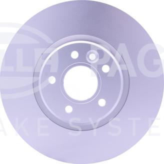 HELLA 8DD 355 125-151 - Тормозной диск parts5.com