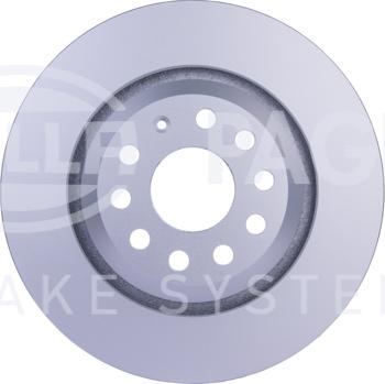 HELLA 8DD 355 128-451 - Тормозной диск parts5.com