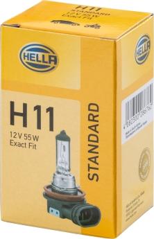 HELLA 8GH178555111 - Лампа накаливания, фара дальнего света parts5.com