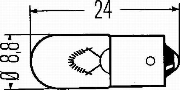 HELLA 8GP 002 068-241 - Лампа накаливания, освещение салона parts5.com