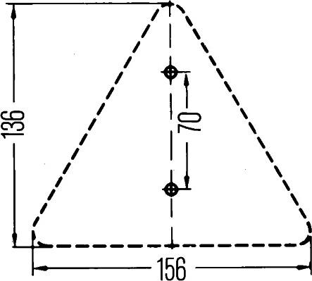 HELLA 8RA 002 020-001 - Отражатель parts5.com