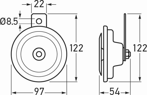 HELLA 3BA 002 768-382 - Звуковой сигнал parts5.com