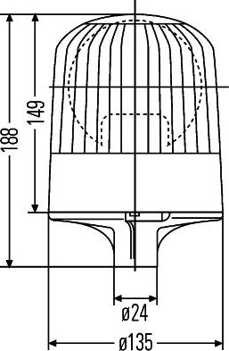 HELLA 2RL 007 551-001 - Проблесковый маячок parts5.com