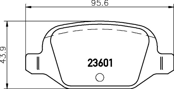 HELLA PAGID 8DB 355 009-551 - Тормозные колодки, дисковые, комплект parts5.com