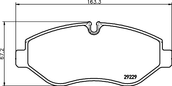 HELLA PAGID 8DB 355 005-511 - Тормозные колодки, дисковые, комплект parts5.com