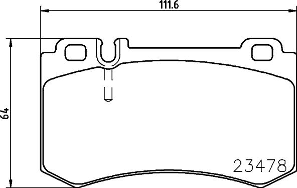 HELLA PAGID 8DB 355 014-941 - Тормозные колодки, дисковые, комплект parts5.com