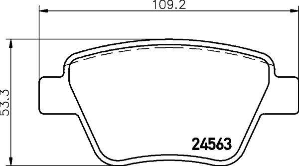 HELLA PAGID 8DB 355 014-021 - Тормозные колодки, дисковые, комплект parts5.com