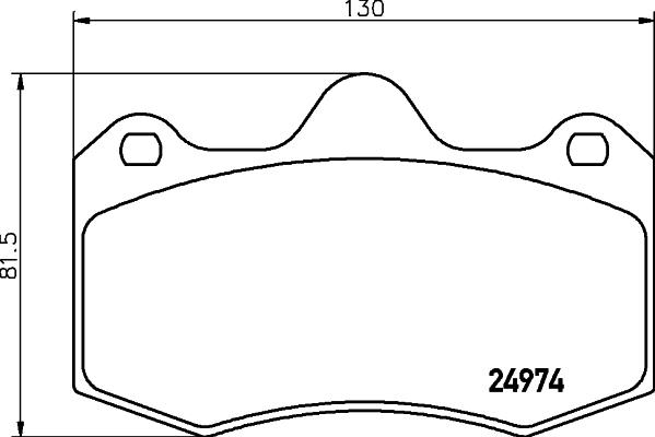 HELLA PAGID 8DB 355 015-111 - Тормозные колодки, дисковые, комплект parts5.com