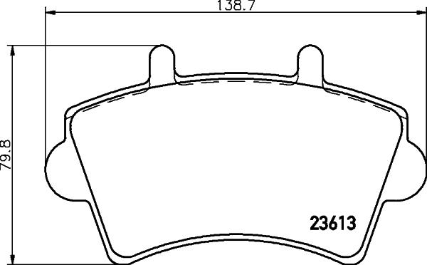 HELLA PAGID 8DB 355 010-021 - Тормозные колодки, дисковые, комплект parts5.com