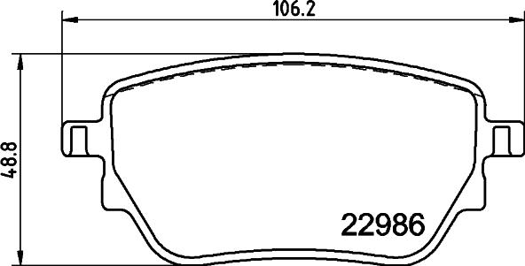 HELLA PAGID 8DB 355 039-021 - Тормозные колодки, дисковые, комплект parts5.com