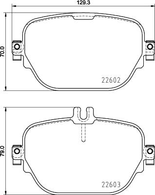 HELLA PAGID 8DB 355 031-711 - Тормозные колодки, дисковые, комплект parts5.com