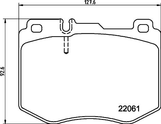 HELLA PAGID 8DB 355 037-971 - Тормозные колодки, дисковые, комплект parts5.com