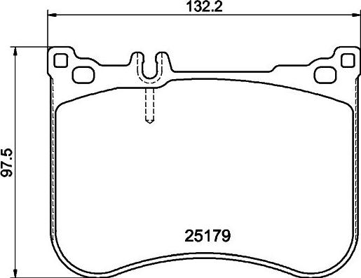 HELLA PAGID 8DB 355 021-211 - Тормозные колодки, дисковые, комплект parts5.com