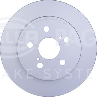 HELLA PAGID 8DD 355 116-901 - Тормозной диск parts5.com