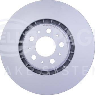 HELLA PAGID 8DD 355 110-591 - Тормозной диск parts5.com