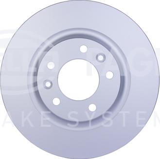 HELLA PAGID 8DD 355 110-801 - Тормозной диск parts5.com