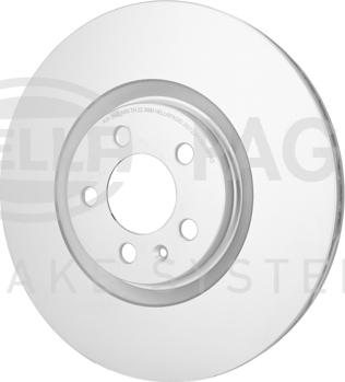 HELLA PAGID 8DD 355 122-811 - Тормозной диск parts5.com