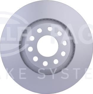 HELLA PAGID 8DD 355 127-421 - Тормозной диск parts5.com