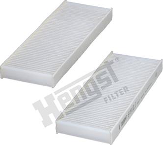 Hengst Filter E4912LI-2 - Фильтр воздуха в салоне parts5.com