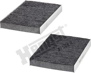 Hengst Filter E4938LC-2 - Фильтр воздуха в салоне parts5.com