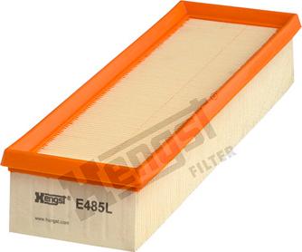 Hengst Filter E485L - Воздушный фильтр parts5.com