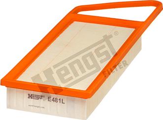 Hengst Filter E481L - Воздушный фильтр parts5.com