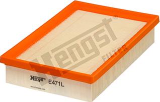 Hengst Filter E471L - Воздушный фильтр parts5.com