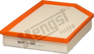 Hengst Filter E1000L - Воздушный фильтр parts5.com