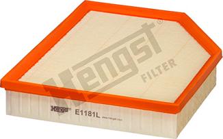 Hengst Filter E1181L - Воздушный фильтр parts5.com