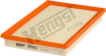 Hengst Filter E880L - Воздушный фильтр parts5.com