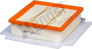 Hengst Filter E832L01 - Воздушный фильтр parts5.com