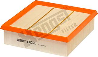 Hengst Filter E832L - Воздушный фильтр parts5.com