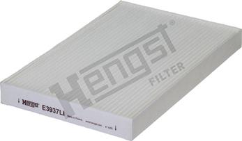 Hengst Filter E3937LI - Фильтр воздуха в салоне parts5.com