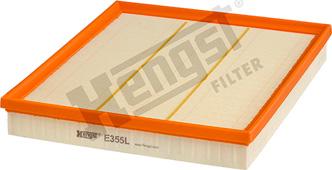 Hengst Filter E355L - Воздушный фильтр parts5.com