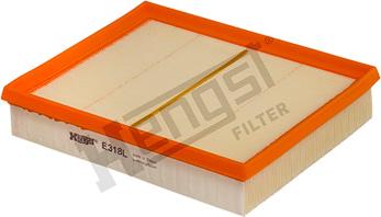 Hengst Filter E318L - Воздушный фильтр parts5.com