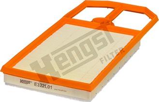 Hengst Filter E322L01 - Воздушный фильтр parts5.com