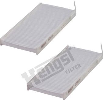 Hengst Filter E2982LI-2 - Фильтр воздуха в салоне parts5.com