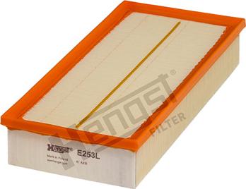 Hengst Filter E253L - Воздушный фильтр parts5.com