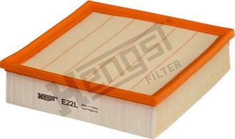 Hengst Filter E22L - Воздушный фильтр parts5.com