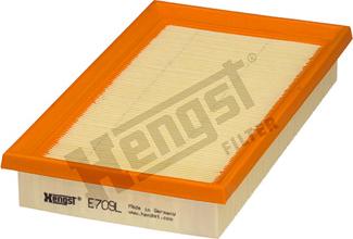 Hengst Filter E709L - Воздушный фильтр parts5.com