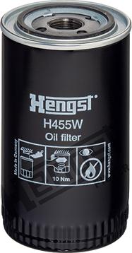 Hengst Filter H455W - Масляный фильтр parts5.com