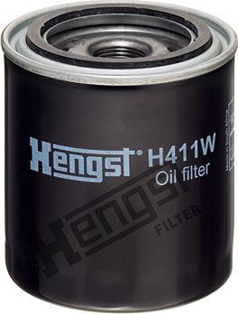 Hengst Filter H411W - Масляный фильтр parts5.com