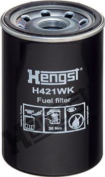 Hengst Filter H421WK - Топливный фильтр parts5.com